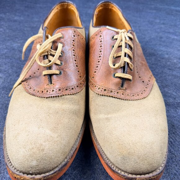 Keith Highlander Mens Oxford Two tone suede shoes main image 7